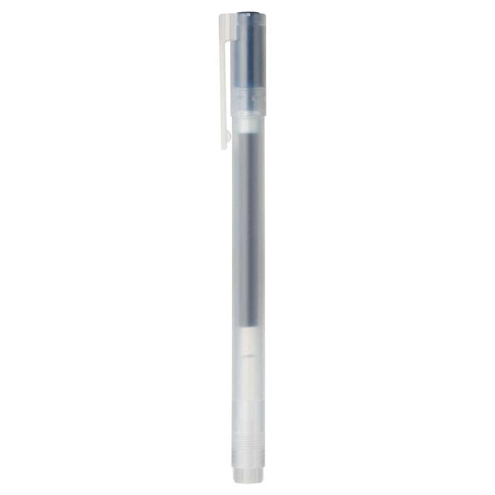 Muji Kapaklı Jel Kalem 0.5 mm Mavi-Siyah 