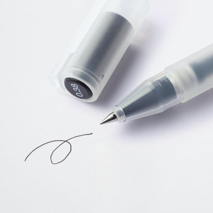 Muji Kapaklı Jel Kalem 0.38 mm Siyah 