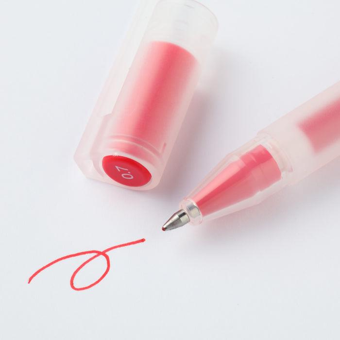 Muji Kapaklı Jel Kalem 0.7 mm Kırmızı 