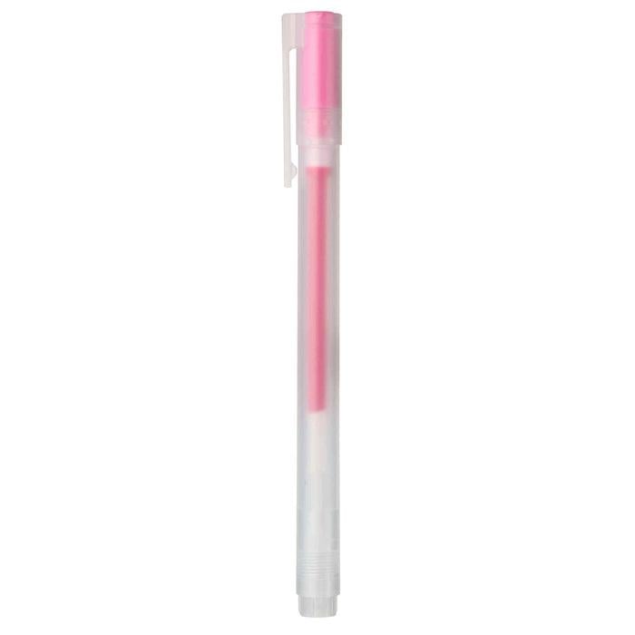Muji Kapaklı Jel Kalem 0.38 mm Pembe 