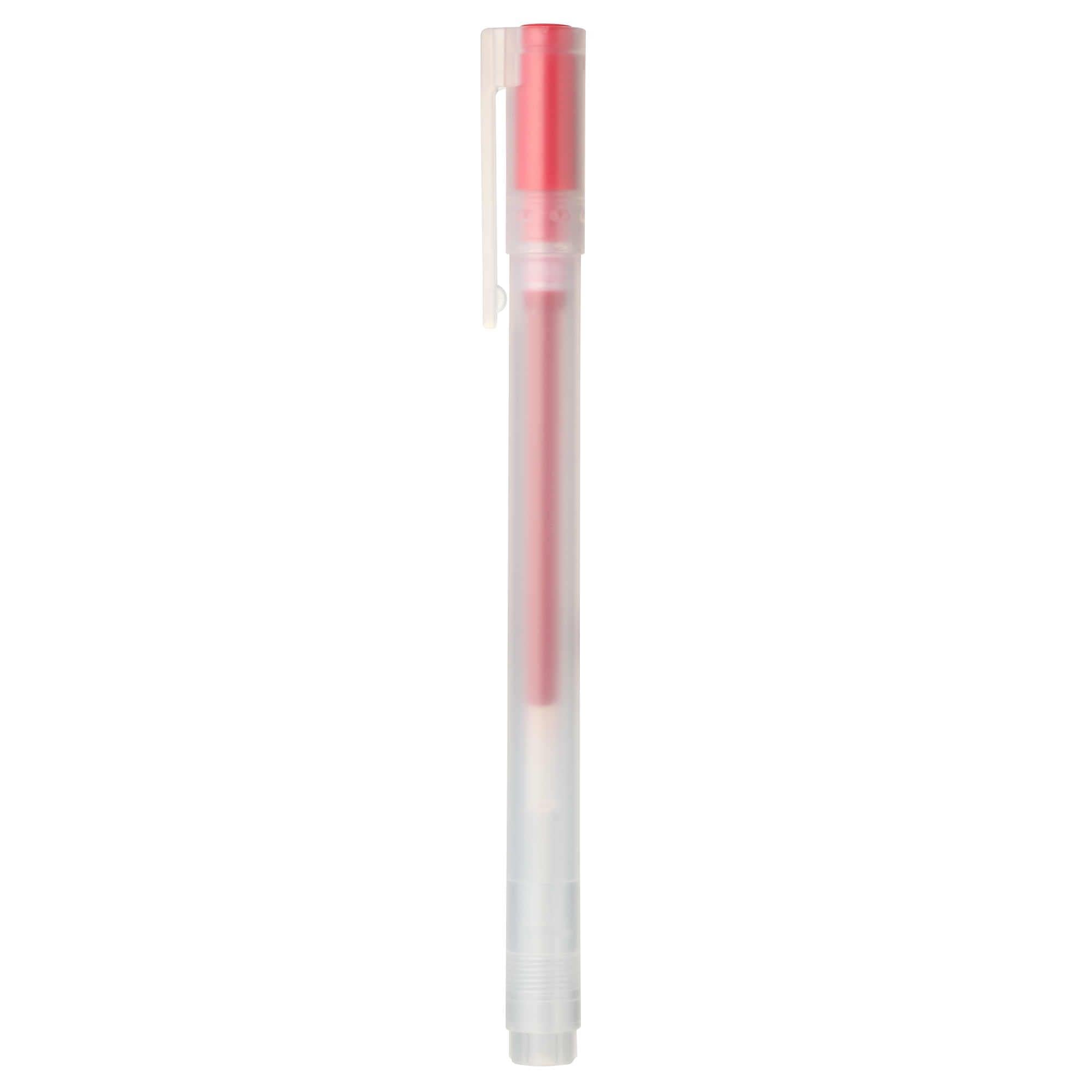 Muji Kapaklı Jel Kalem 0.38 mm Kırmızı 