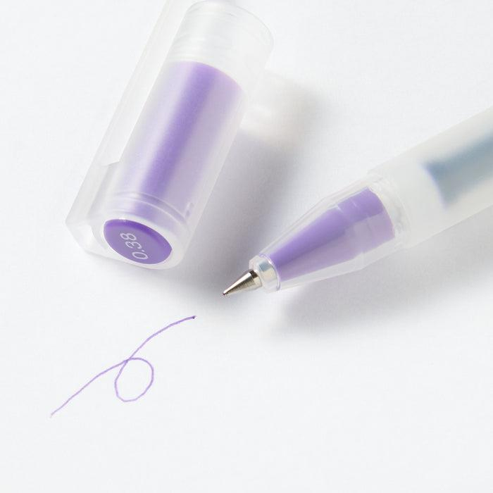 Muji Kapaklı Jel Kalem 0.38 mm Mor 