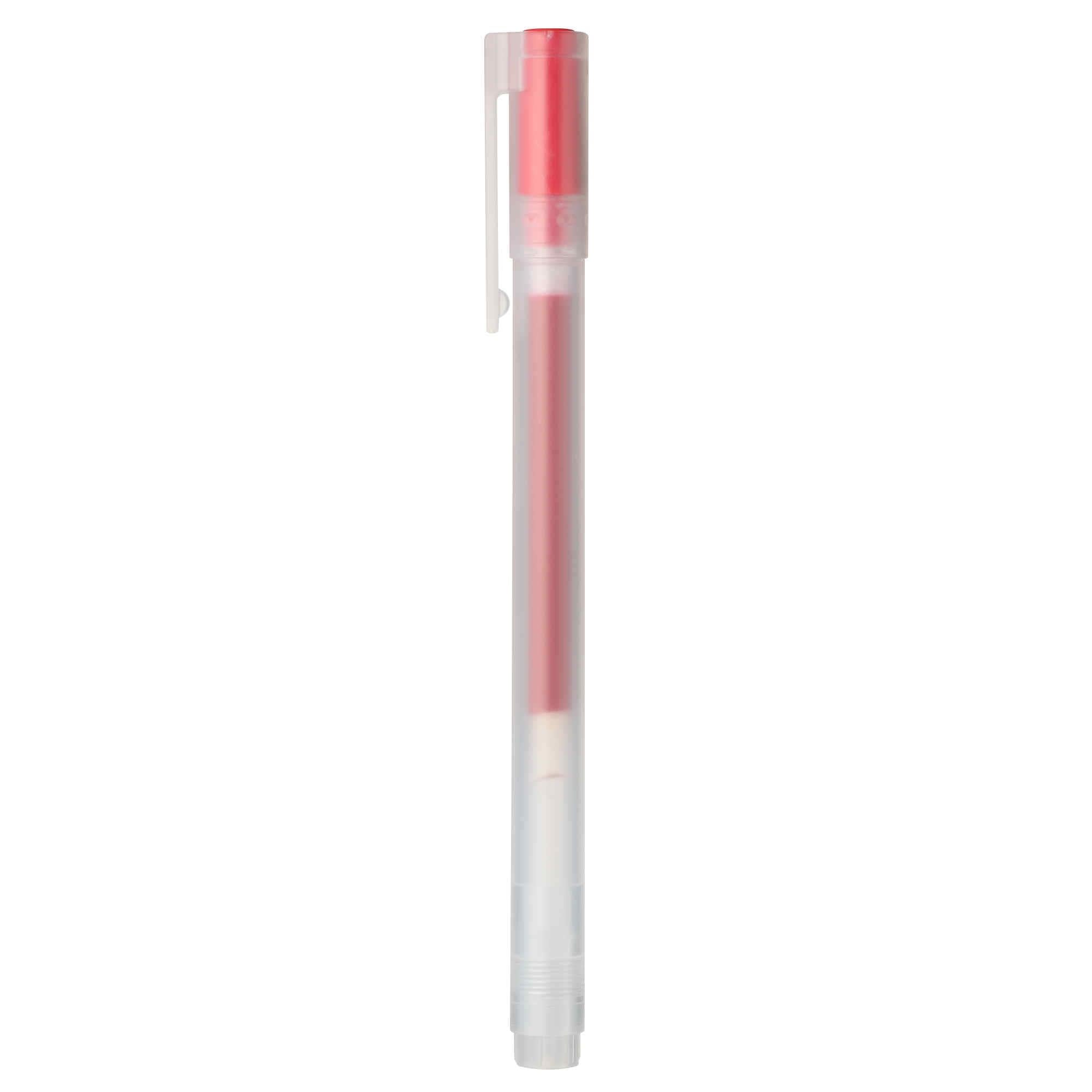 Muji Kapaklı Jel Kalem 0.5 mm Kırmızı 