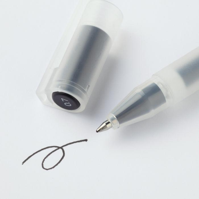 Muji Kapaklı Jel Kalem 0.7 mm Siyah 