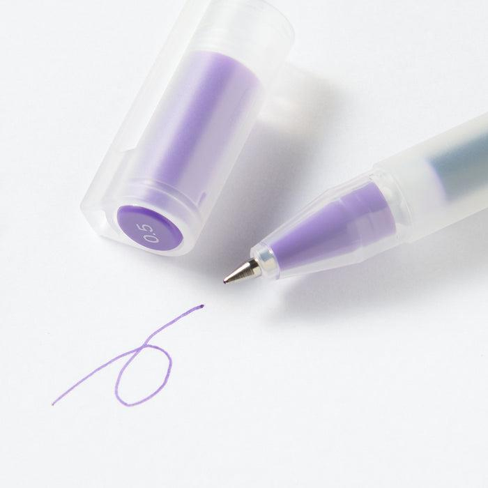 Muji Kapaklı Jel Kalem 0.5 mm Mor 