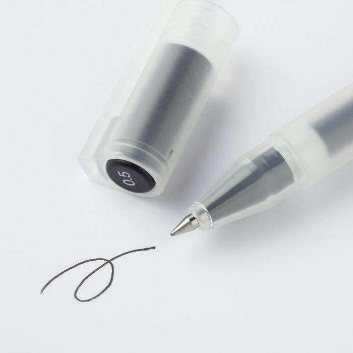 Muji Kapaklı Jel Kalem 0.5 mm Siyah 