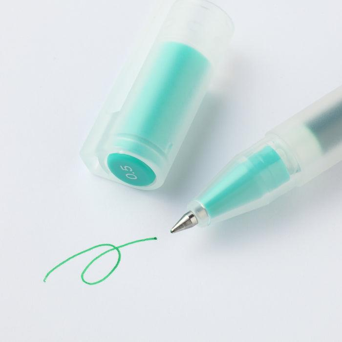 Muji Kapaklı Jel Kalem 0.5 mm Yeşil 