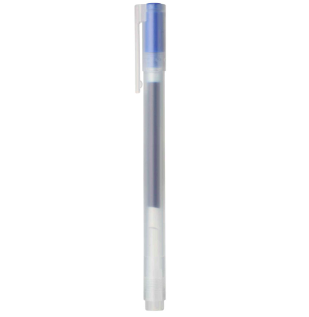 Muji Kapaklı Jel Kalem 0.5 mm Mavi