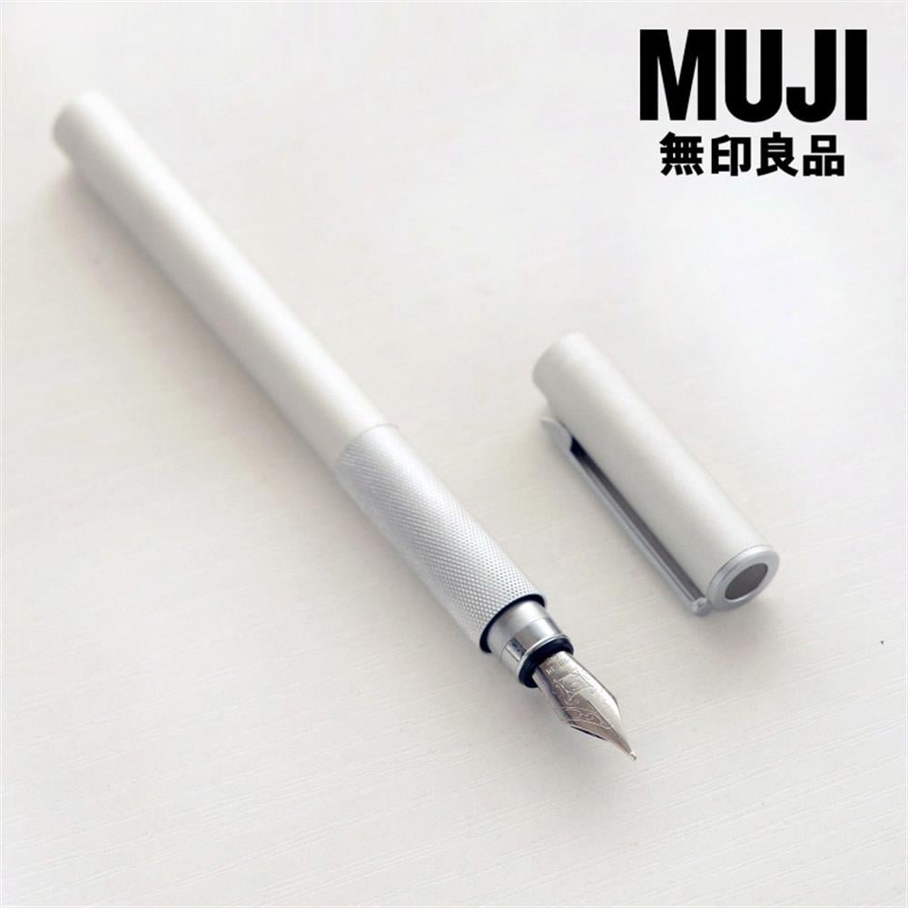 Muji Metal Gövde Dolma Kalem  Silver F Uç