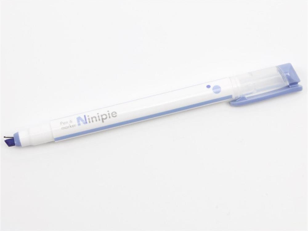 Ninipie Dual Tipped Çift Uçlu Fosforlu Kalem Koyu Mavi 