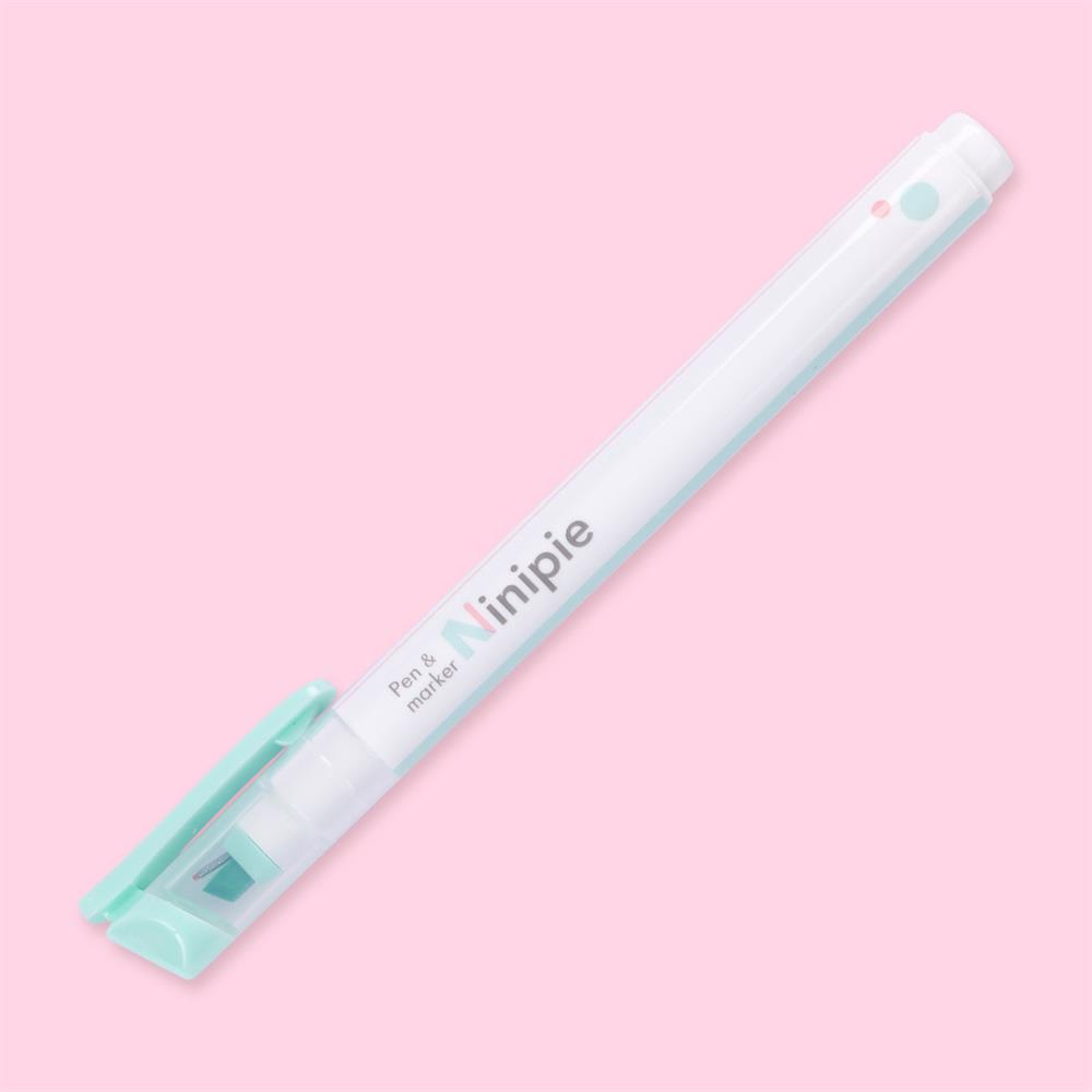 Ninipie Dual Tipped Çift Uçlu Fosforlu Kalem Mint 