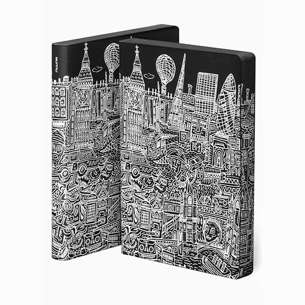 Nuuna Graphic L Noktalı Defter - London