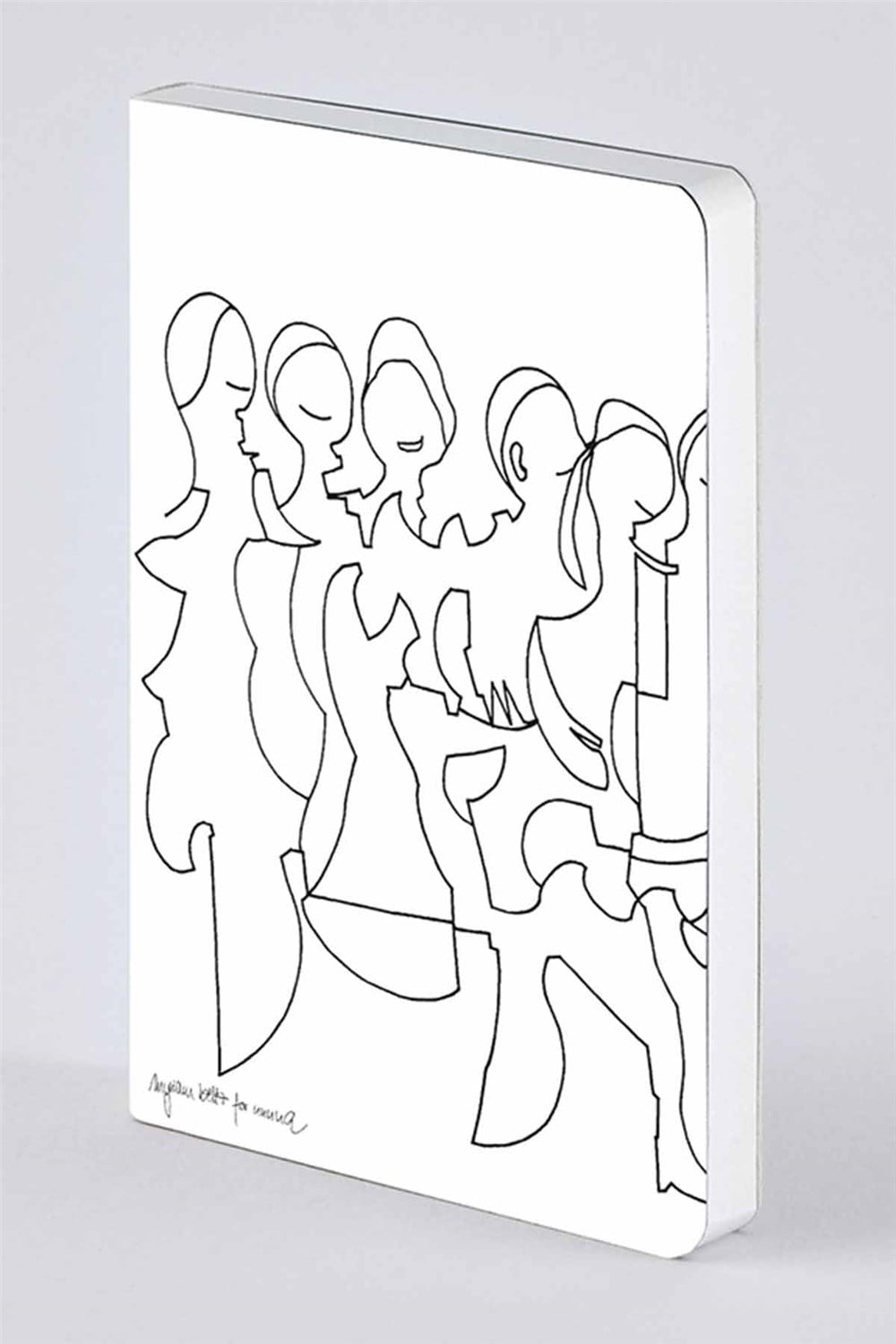 Nuuna Graphic S - FRIENDS BY MYRIAM BELTZ  Defter