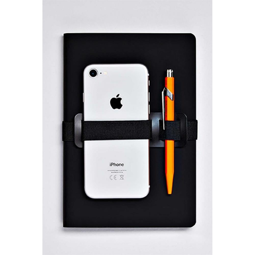 Nuuna Gri Noktalı A5 Defter Voyager Black