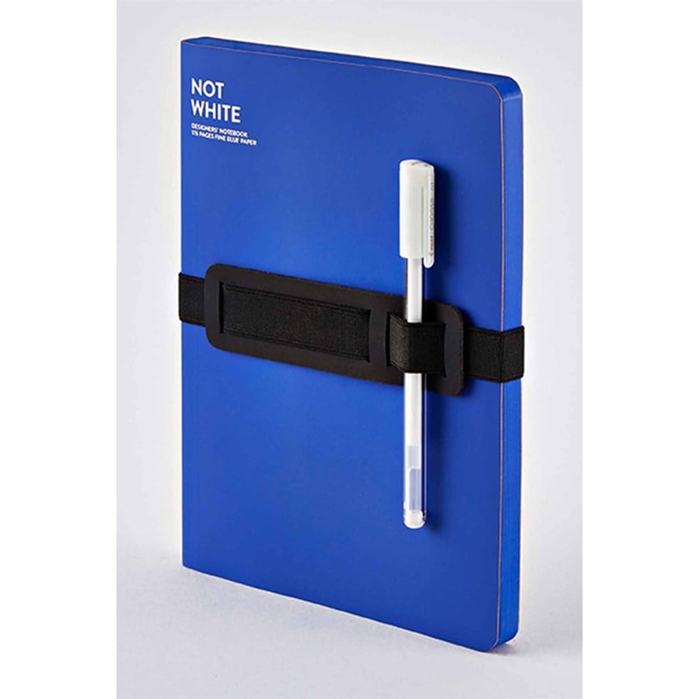 Nuuna Not White Mavi - Çizgisiz A5 Defter