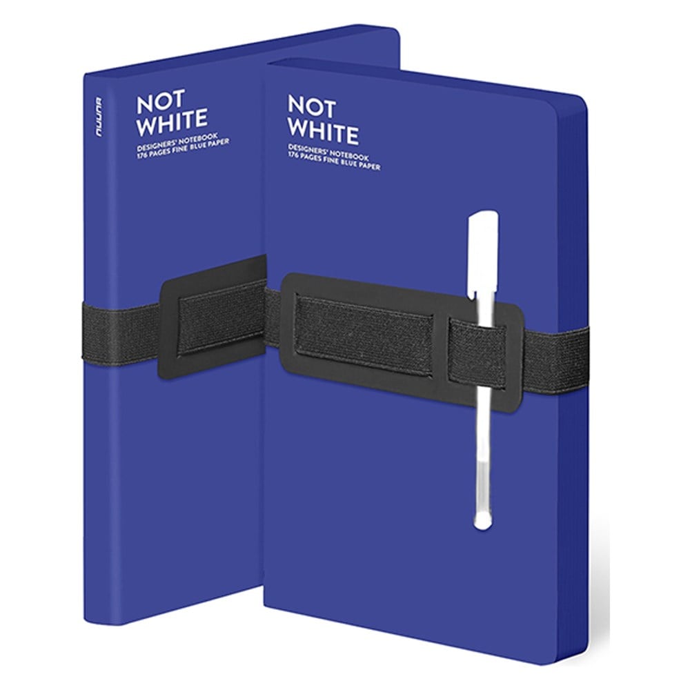 Nuuna Not White Mavi - Çizgisiz A5 Defter