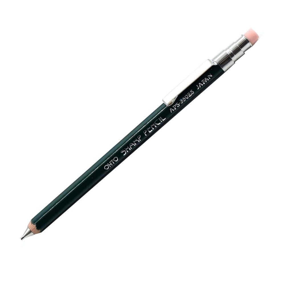 Ohto Wood Sharp Mini Mekanik Kurşun Kalem 0.5mm Yeşil APS-350ES