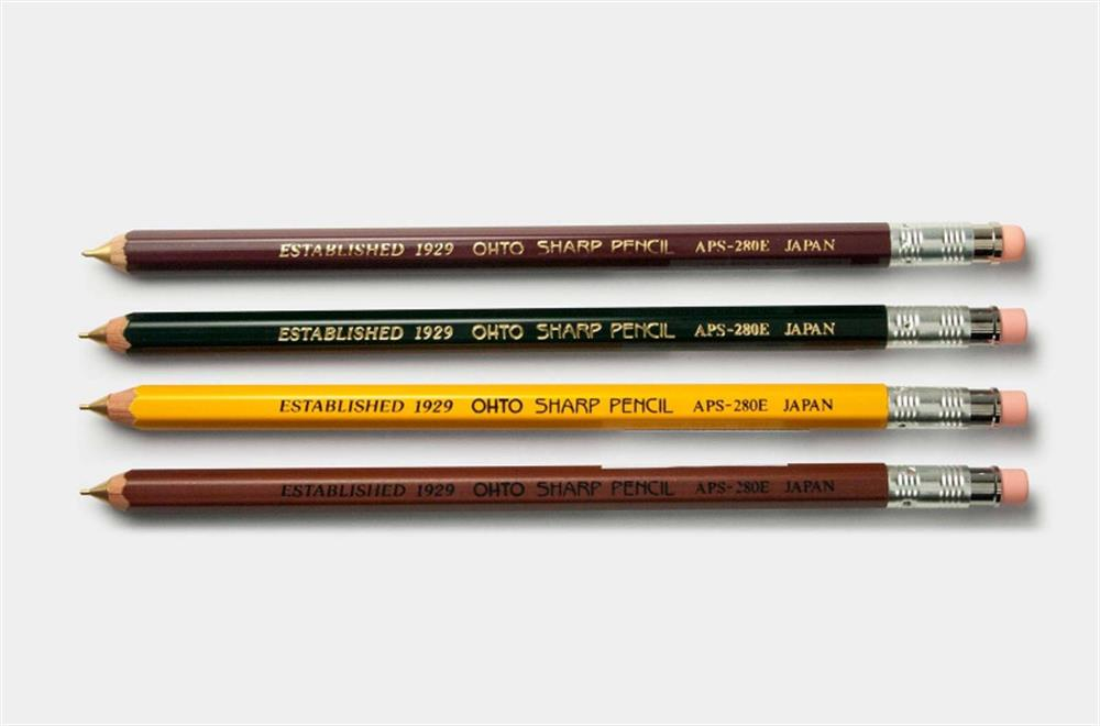 Ohto Wooden Versatil Kalem 0.5Mm Naturel Aps-280E