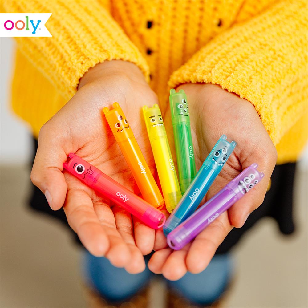 Ooly Monster Mini Kokulu 6lı Highlighter