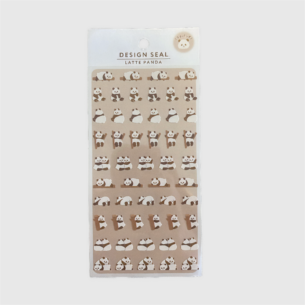 Panda Wood 2 Sticker Set