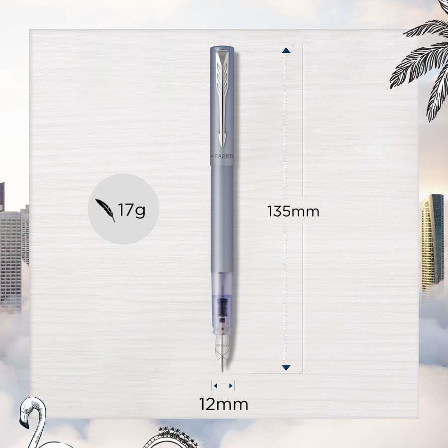 Parker Vector Xl Dolma Kalem Gümüş Mavi (M) 2159745