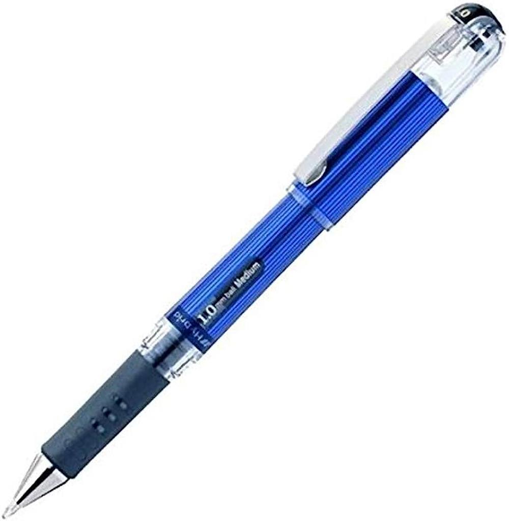 Pentel Hybrid Gel Grip DX  1.0 mm İmza Jel Kalem Mavi 