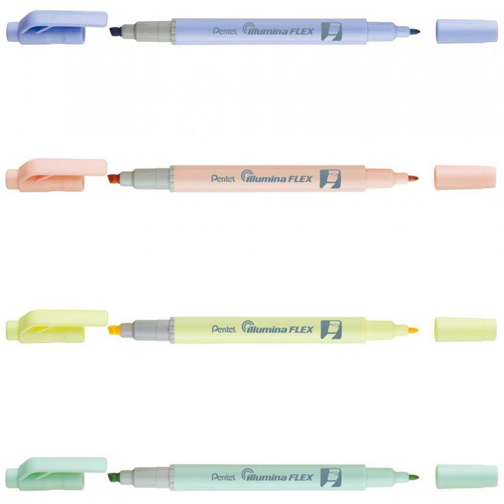 Pentel Marker İllumina Flex Pastel Kalem Açık Mavi
