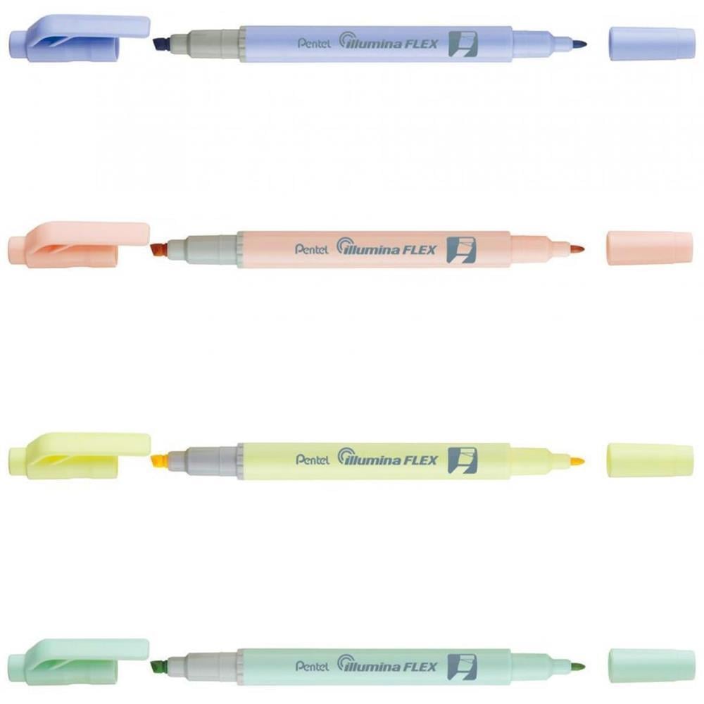 Pentel Marker İllumina Flex Pastel Kalem Açık Mavi