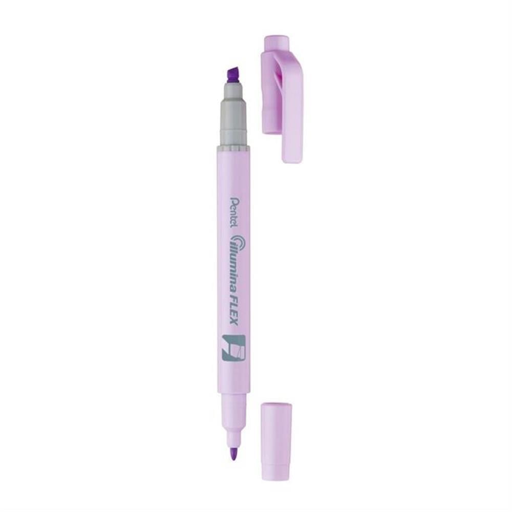 Pentel Marker İllumina Flex Pastel Kalem Mor 
