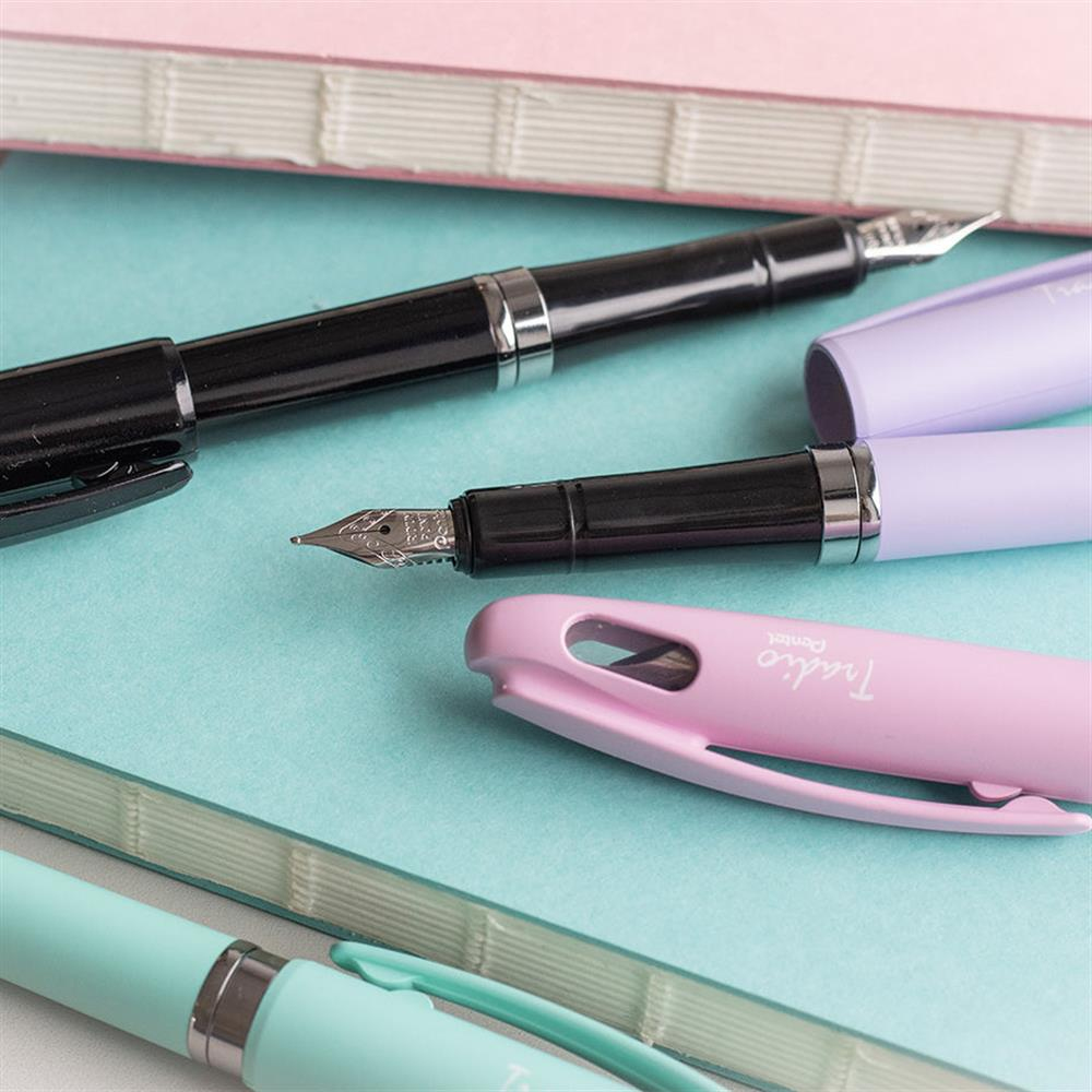 Pentel Stylo Tradio Dolma Kalem F Uç Mor
