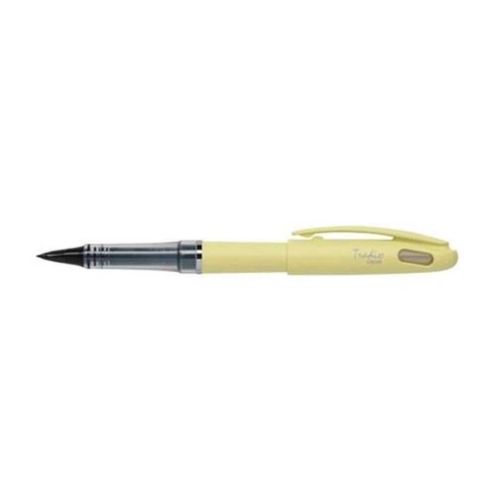 Pentel Stylo Tradio Dolma Kalem F Uç Sarı