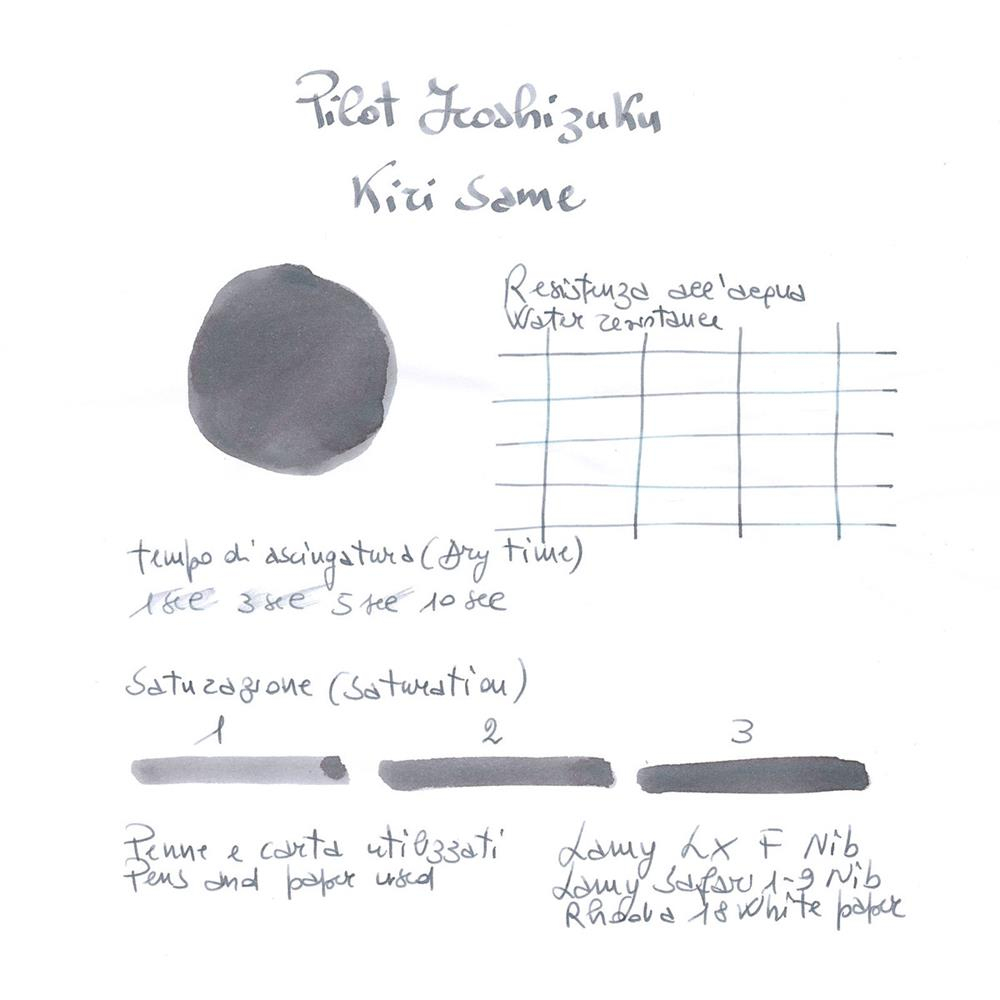 Pilot Iroshizuku Kiri-Same Şişe Mürekkep 50 ml