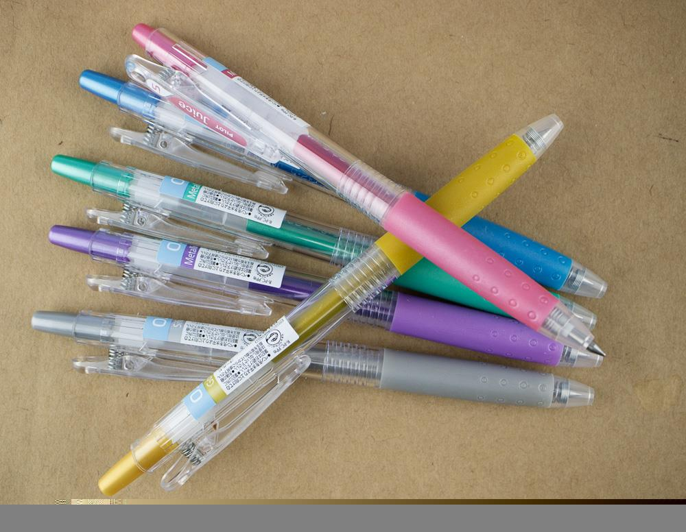 Pilot Juice 6 Metallic Color Simli Parlak Kalem Seti 0.5 mm