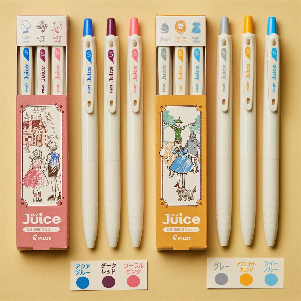 Pilot Juice Gel Pen 10th Anniversary Limited Edition - Fairy Tale Series - 18 Renk Complete Jel Kalem Seti - 0.5 mm