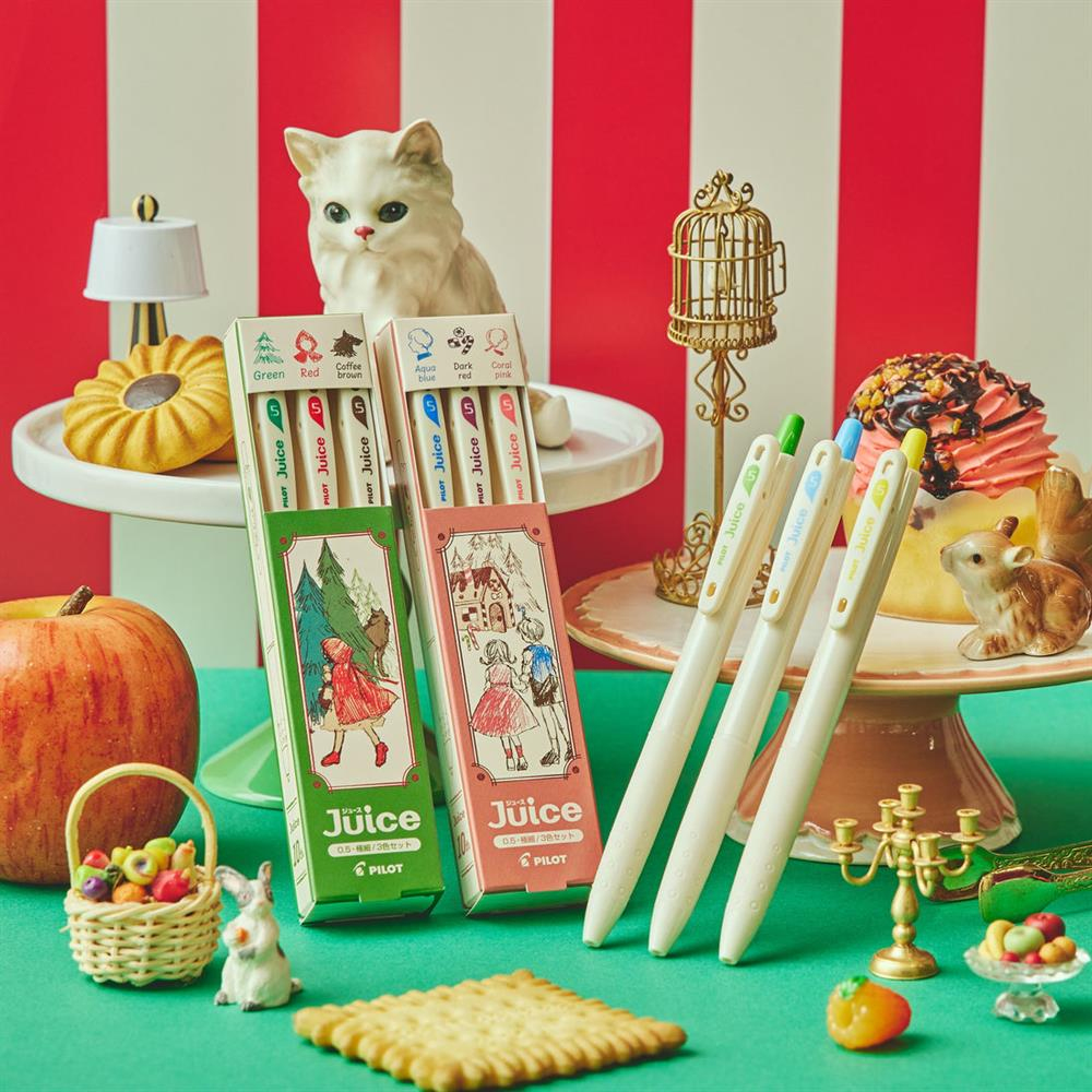 Pilot Juice Gel Pen 10th Anniversary Limited Edition - Fairy Tale Series - 18 Renk Complete Jel Kalem Seti - 0.5 mm