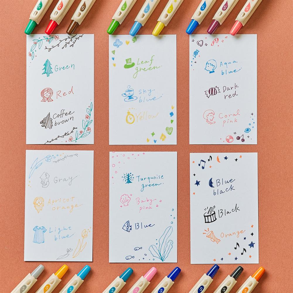 Pilot Juice Gel Pen 10th Anniversary Limited Edition - Fairy Tale Series - 18 Renk Complete Jel Kalem Seti - 0.5 mm