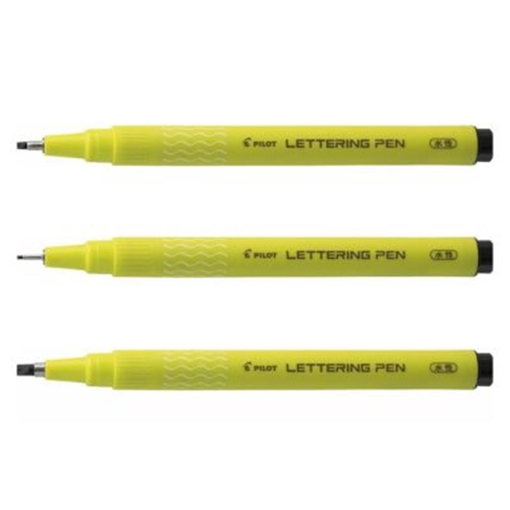 Pilot Lettering Pen Siyah 2.0 mm