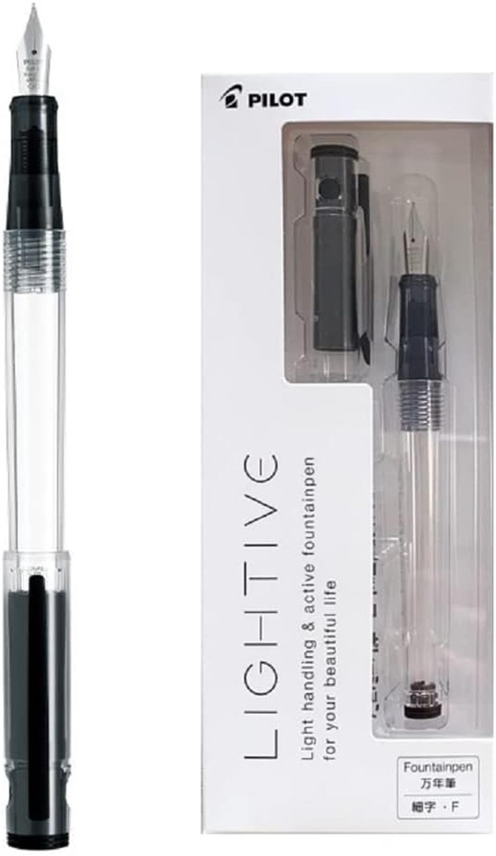 Pilot Lightive Clear ( Şeffaf) Dolma Kalem F Uç
