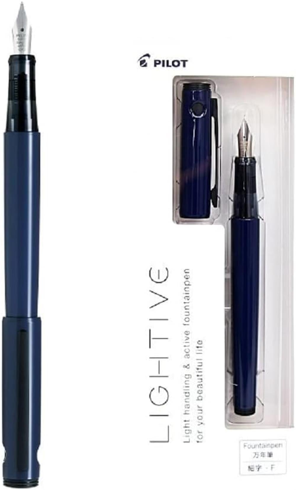 Pilot Lightive Lacivert Dolma Kalem F Uç