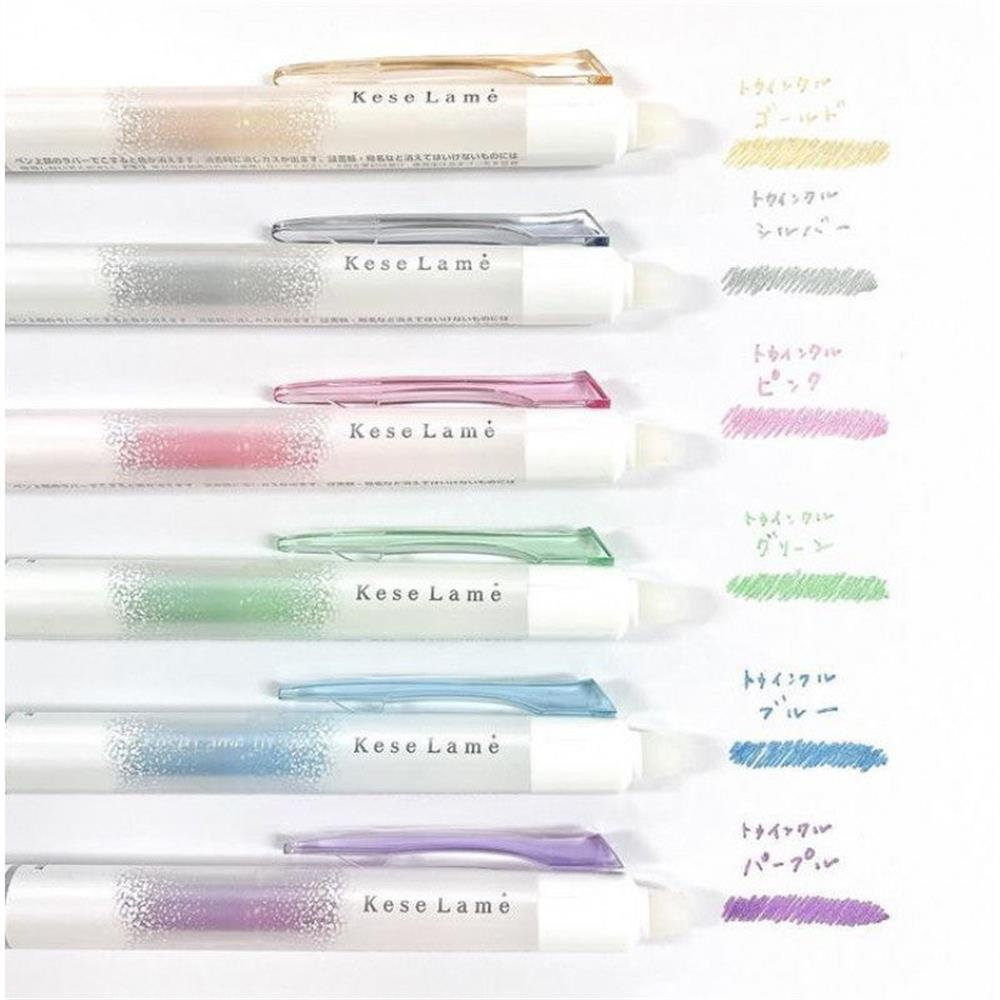 Pilot Limited Edition Kese Lamé Pearlescent Silinebilir 0.7 mm 6'lı Kalem Seti