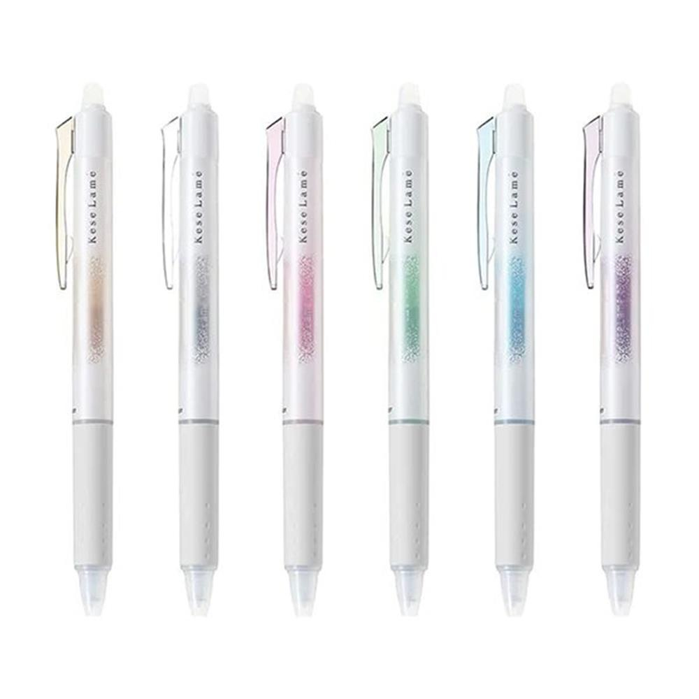Pilot Limited Edition Kese Lamé Pearlescent Silinebilir 0.7 mm 6'lı Kalem Seti