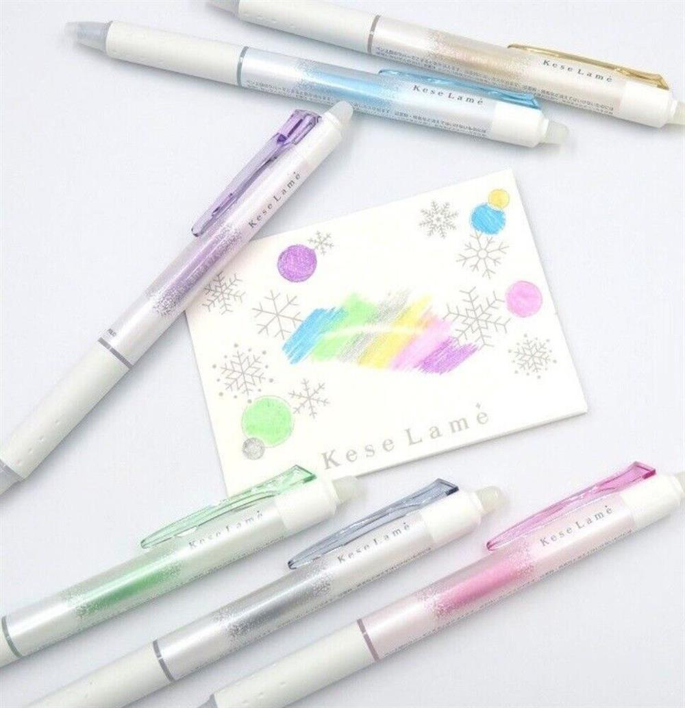 Pilot Limited Edition Kese Lamé Pearlescent Silinebilir 0.7 mm 6'lı Kalem Seti