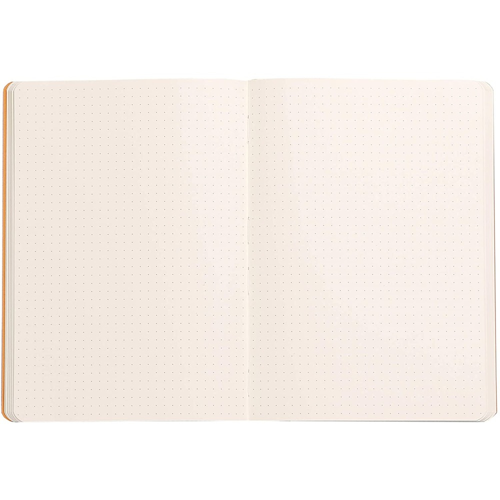 Rhodia Softcover Deri Kapak A6 Dot (Noktalı) Defter Siyah ( Black )