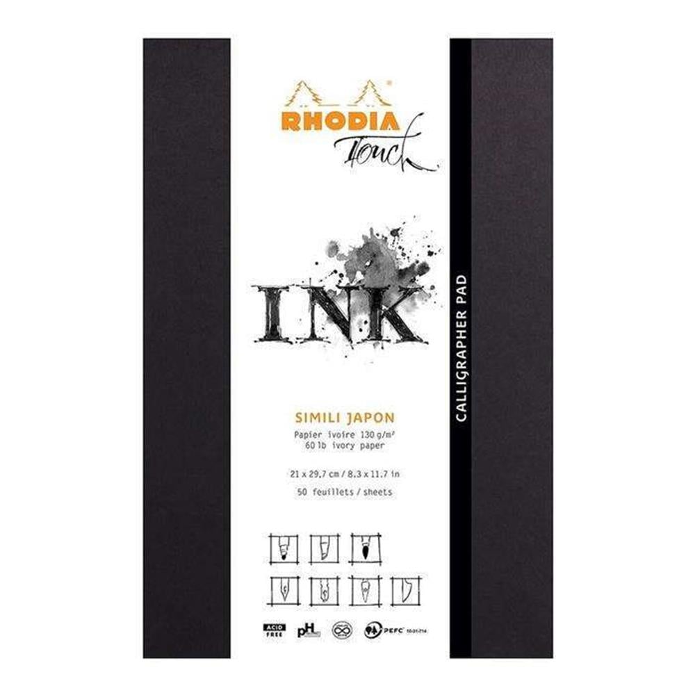 Rhodia Touch Simili Japon Kaligrafi Defteri 130 g A4 50 Yaprak