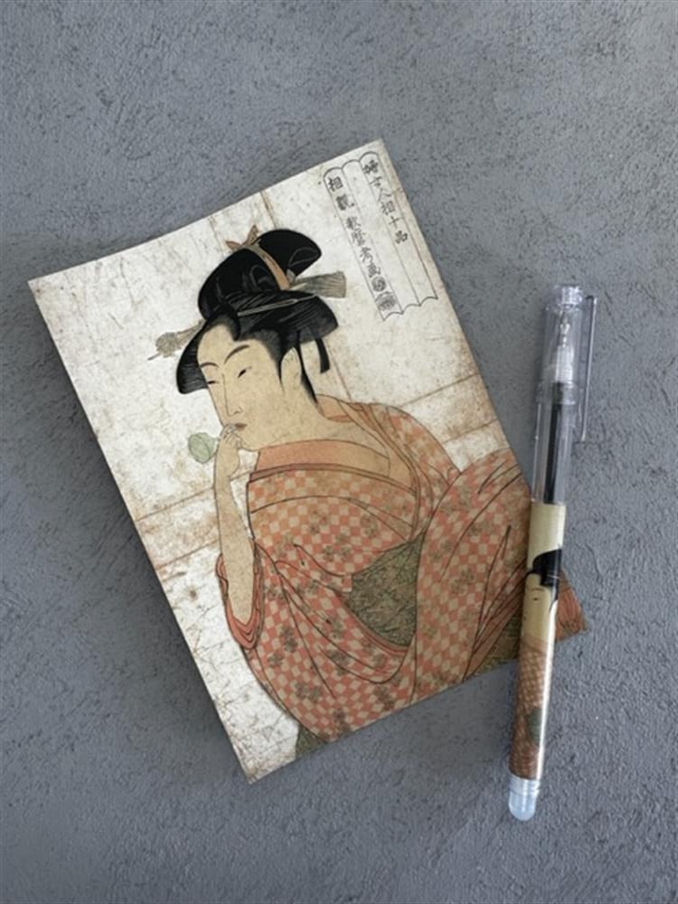 Sailor Ukiyo-e Tükenmez Kalem ve Kartpostal Hediye Seti 