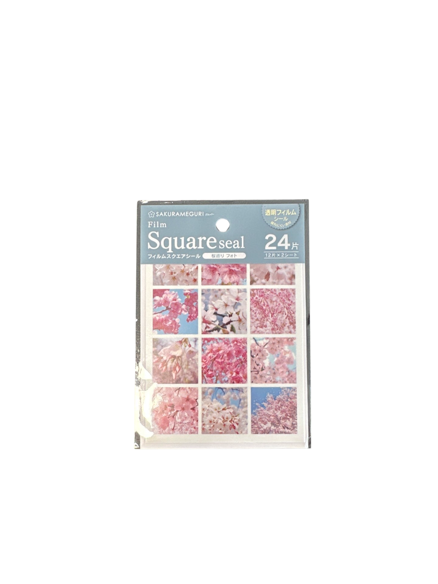 Sakura Square Seal 24 Parçalar Sticker Set