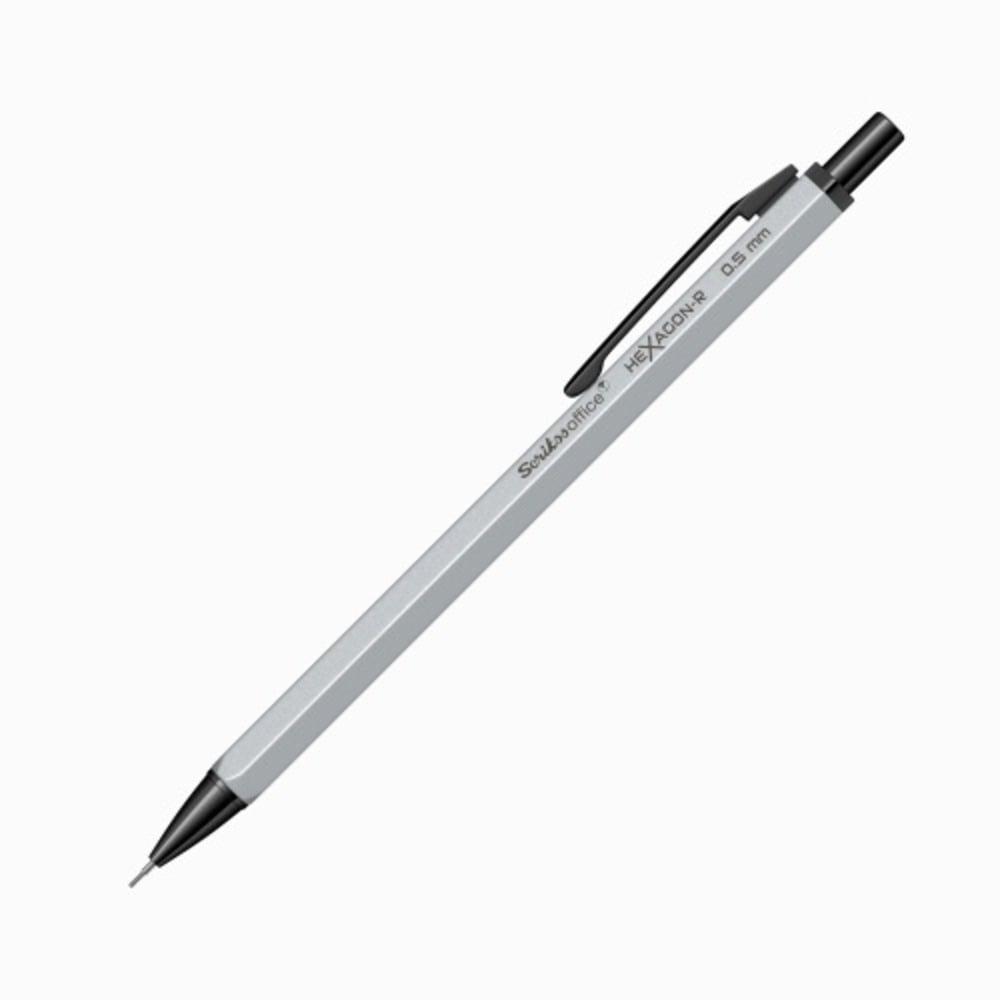 Scrikss Hexagon-r 0.5 mm Mekanik Kurşun Kalem Gri
