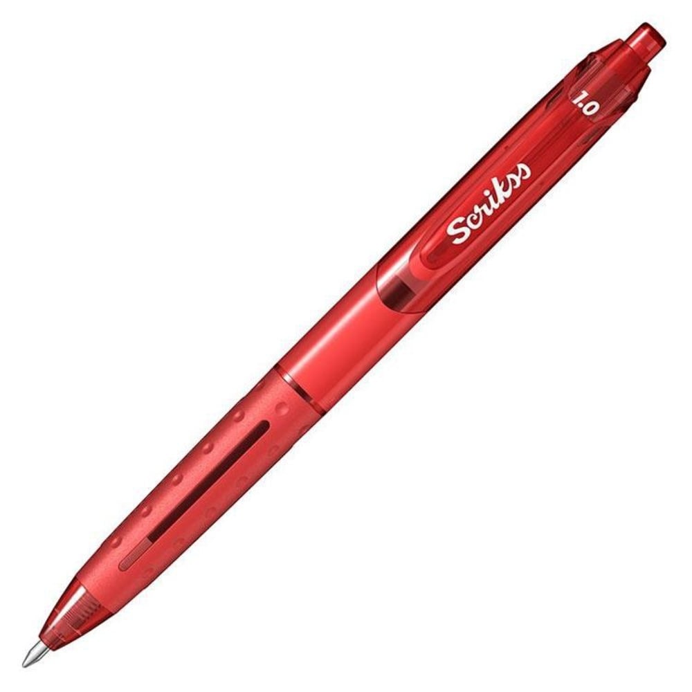 Scrikss Hybrid 1.0 mm  Ultra Soft Tükenmez Kalem Kırmızı