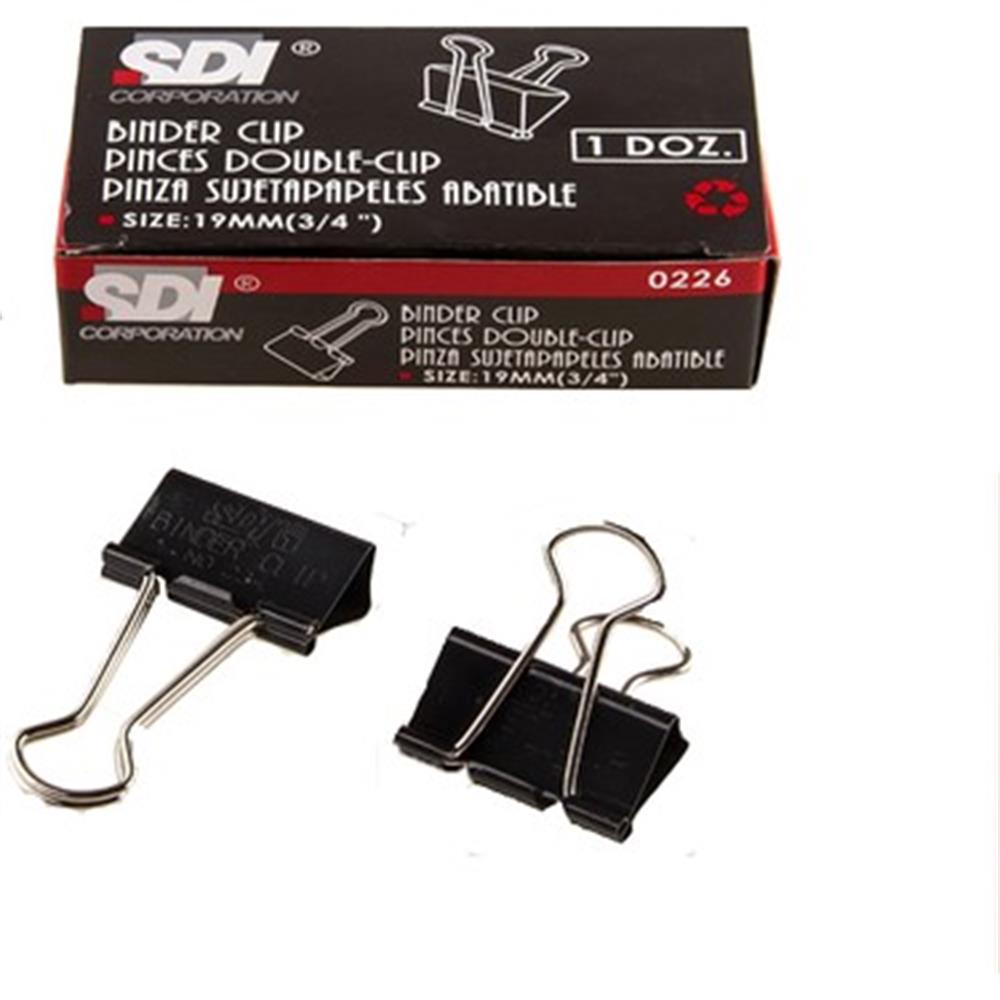 SDI 0226 Double Metal Klips 19 Mm 12 Li 