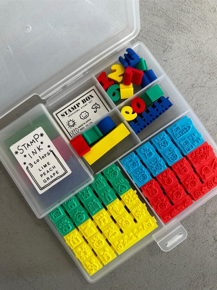 Seed Kutulu Stamp Box ve Mürekkepler
